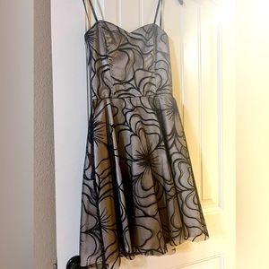Strapless party mini dress